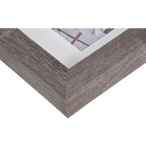 Рамка для фотографий Henzo Модерн 20x30 см темно-серая с паспарту 15x20 см
