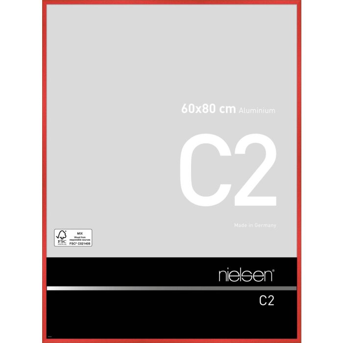 Алюминиевая рама C2 tornado red 60x80 см