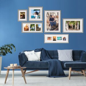 Деревянная рамка Driftwood 40x60 см серая