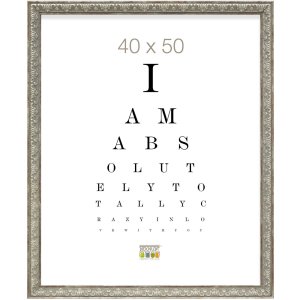 Фоторамка серебристая пластиковая 20,0 x30,0 см S95MD