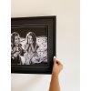 Деревянная фоторамка Deknudt с пассатижами S67NK черная 20x30 см