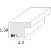 Деревяна рамка S66KH1 натуральна 40x50 см