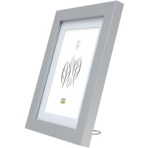Деревяна рамка S66KD1 срібляста 13x18 см