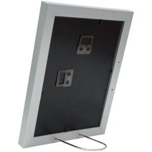 Деревяна рамка S66KD1 срібляста 13x18 см