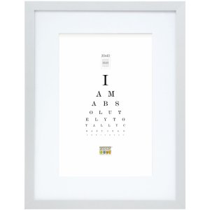 Деревяна рамка S66KD1 срібляста 13x18 см