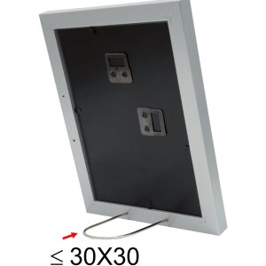 Деревяна рамка S66KD1 срібляста 13x18 см