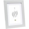 Деревяна рамка S66KD1 срібляста 13x18 см