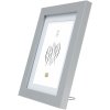 Деревяна рамка S66KD1 срібляста 13x18 см