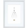 Деревяна рамка S66KD1 срібляста 13x18 см