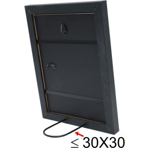 Деревянная рамка Deknudt S54S черная 15x20 см