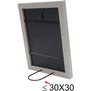 Деревянная рамка Deknudt S54S бежевая 13x13 см