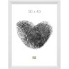 Деревяна рамка S54S біла 40,0 x50,0 см