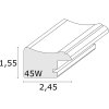 Фоторамка белая пластиковая 20,0 x28,0 см S45WF