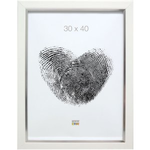 Фоторамка белая пластиковая 24,0 x30,0 см S45VK
