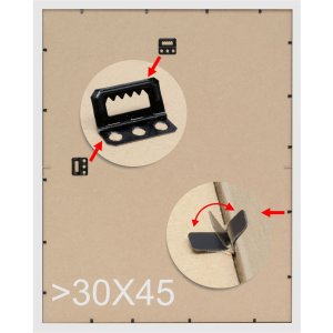 Фоторамка коричневая пластиковая 10,0 x15,0 см S45VH