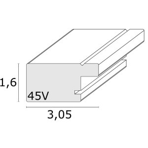 Фоторамка коричневая пластиковая 10,0 x15,0 см S45VH