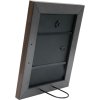 Фоторамка коричневая пластиковая 10,0 x15,0 см S45VH