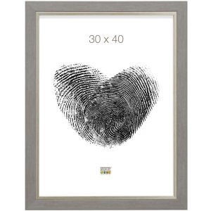 Фоторамка серая пластиковая 30,0 x40,0 см S45VF