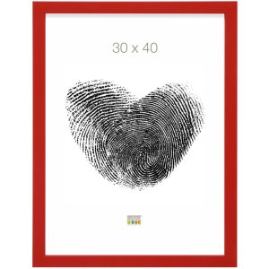 Деревяна рама S45S червона 60,0 x80,0 см
