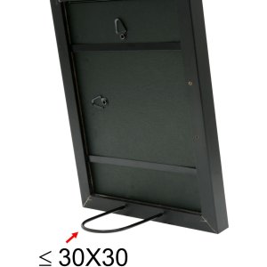 Деревяна рамка S45S чорна 30,0 x40,0 см