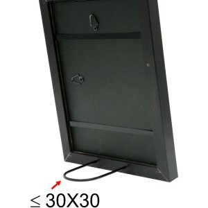 Деревяна рамка S45S чорна 30,0 x45,0 см