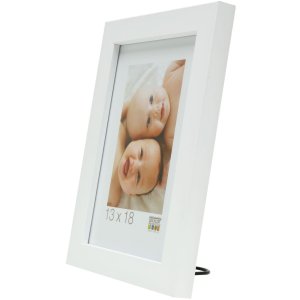 Деревянная рамка S45S белая 13,0 x18,0 см