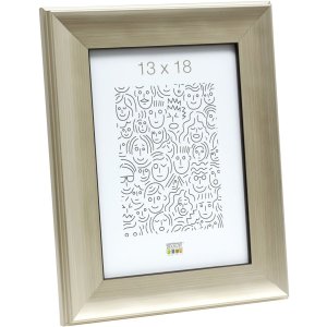 Пластиковая фоторамка Deknudt S45ND серебристая 15x20 см