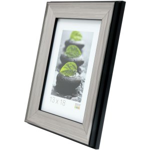 Пластиковая фоторамка Deknudt S45ND серебристая 15x20 см