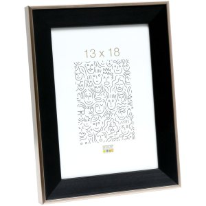 Фоторамка черная пластиковая 10,0 x15,0 см S45FE