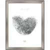 Фоторамка серебристая пластиковая 20,0 x25,0 см S45FD