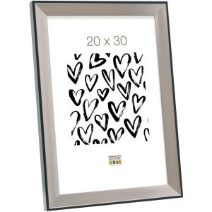 Фоторамка серебристая пластиковая 30,0 x30,0 см S45FD