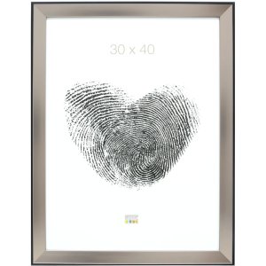 Фоторамка серебристая пластиковая 30,0 x30,0 см S45FD