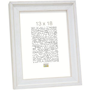 Деревяна рамка Deknudt S45ES біла 15x15 см
