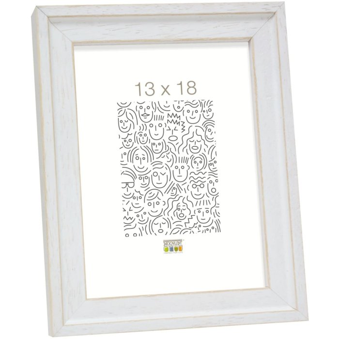 Деревяна рамка Deknudt S45ES біла 30x40 см