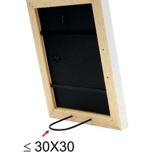 Деревяна рамка Deknudt S45ES біла 30x40 см