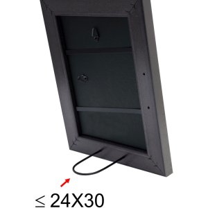 Фоторамка черная пластиковая 24,0 x30,0 см S45CF