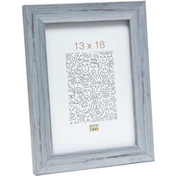 Фоторамка серая пластиковая 13,0 x18,0 см S43WF