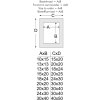 S43AD1P1 Деревянная рамка серебристая 24x30 см passe-partout