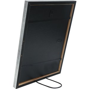 S43AD1P1 Деревяна рамка срібляста 30x30 см паспарту