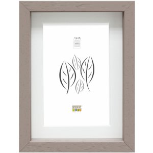 Рамка для картини з паспарту з дерева сірого кольору 20,0 x30,0 см; 15,0 x20,0 см S223K