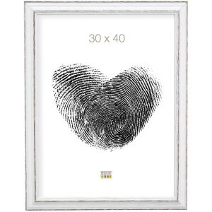 Фоторамка из бело-коричневого дерева 20,0 x28,0 см S221H