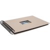 Альбом на спирали HNFD BULDANA taupe metallic 23x17 см 40 черных страниц
