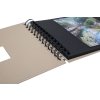 Альбом на спирали HNFD BULDANA taupe metallic 23x17 см 40 черных страниц