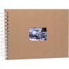 Альбом на спирали HNFD BULDANA крафт 23x17 см 40 белых страниц