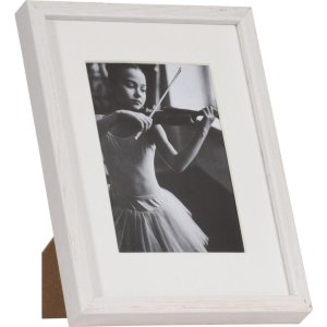 Деревянная рамка Viola 10x15 см белая
