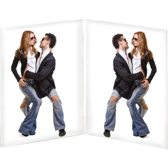 Вальтер акриловий портрет подвійна рамка 2 фото 13x18 см