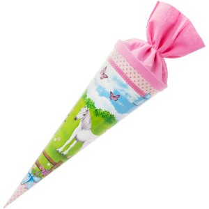 Goldbuch Schultüte Pferdeweide 35 cm grüne...