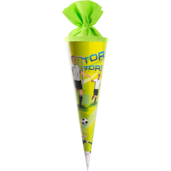 Goldbuch Schultüte Fußballer 35 cm bunt grün