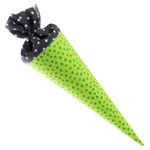 Goldbuch Schultüte New Stars 35 cm grün schwarz