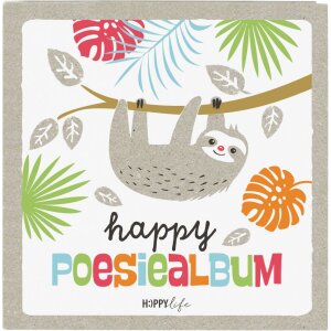 Goldbuch Poesiealbum Happylife Faultier 96 Seiten...